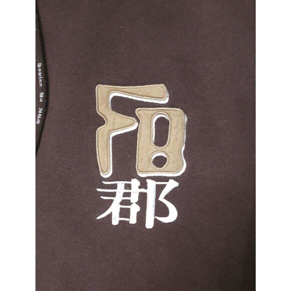 FB County Airbrush Old School Heavyweight Oversized Embroidery Unisex Jacket M - Picture 6 of 11